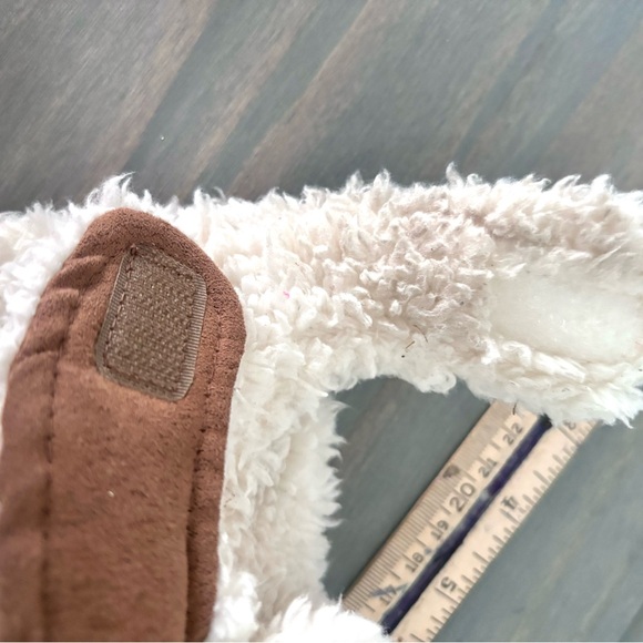 AFP All For Paws Brown & Cream Sherpa Pet Cat & Dog Coat/ Wrap/ Sweater - Picture 12 of 12